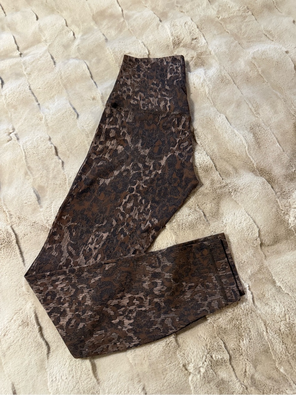 lululemon athletica Brown Animal Print iiLeggings